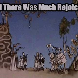 much rejoicing