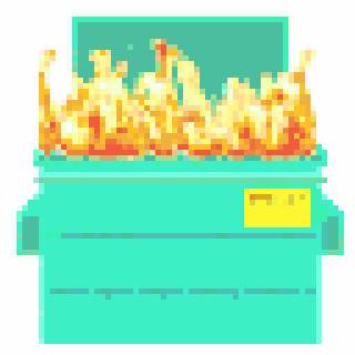 party dumpster fire